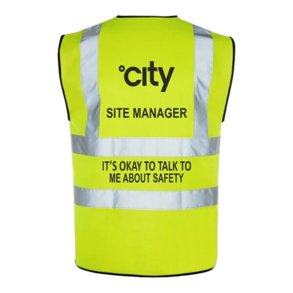 Standard Hi-Vis Waistcoat (Site Manager) - Image 2