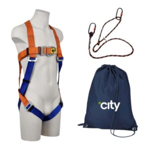 Double Point Safety Harness Kit inc Adjustable Lanyard